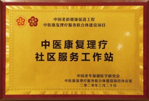 中医康复理疗社区服务工作站